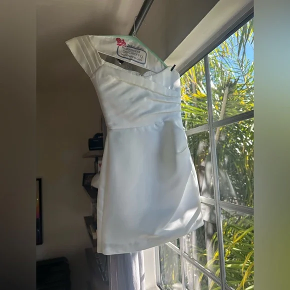 Sau Lee Brenda dress in white